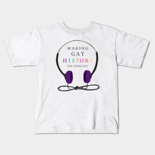 MGH Podcast Headphones I Kids T-Shirt